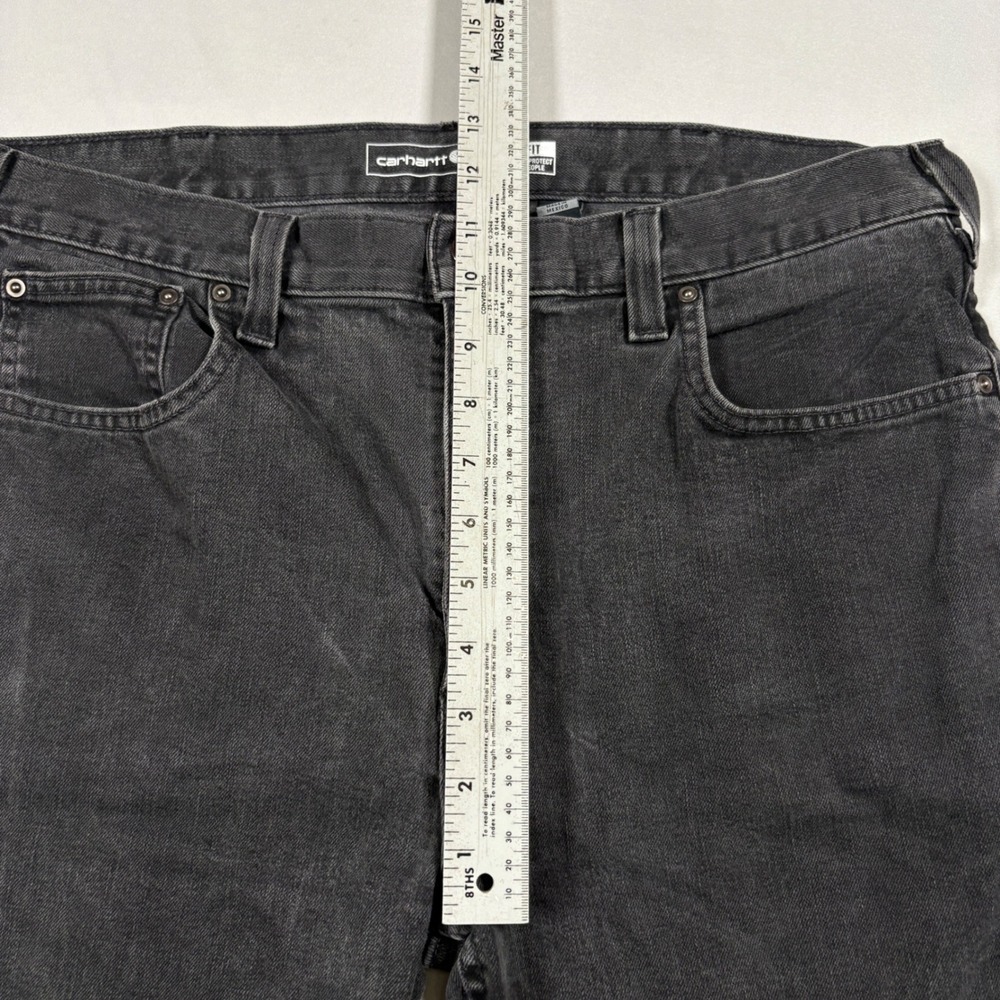 Carhartt Jeans Mens 36x34 Rugged Flex BD2804-M Black Relaxed Fit EUC - Picture 11 of 14